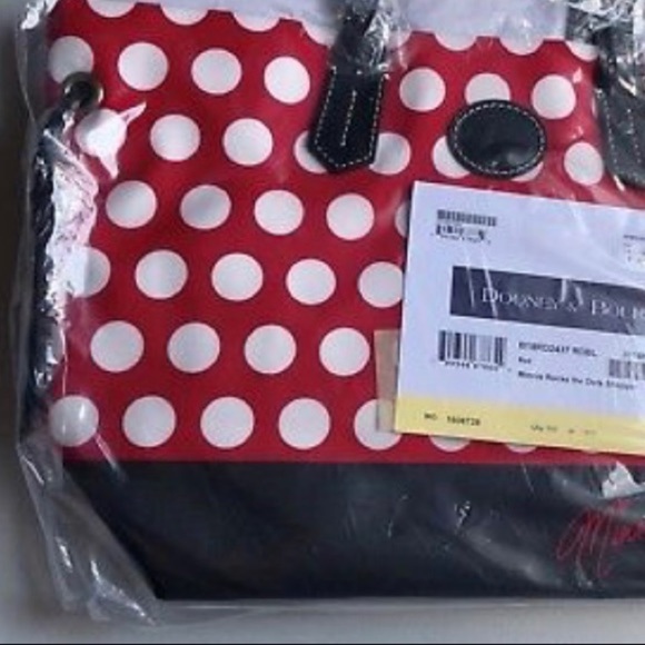 Dooney & Burke MinnieMouse Rocks the Dots Tote NWT - Picture 5 of 8